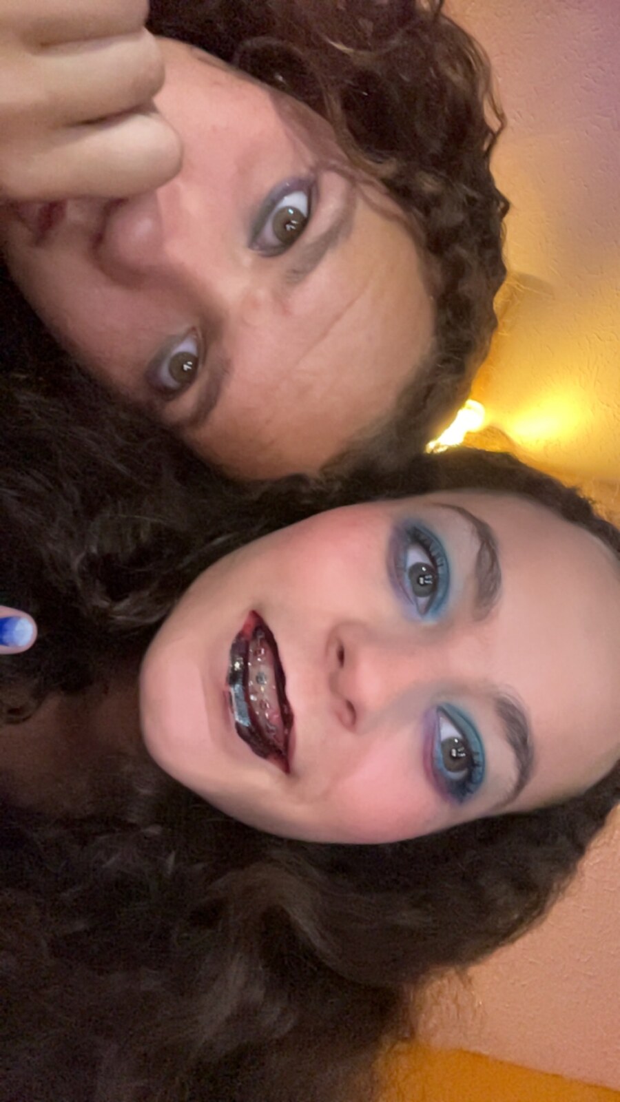 Brooklyn and bestie, glam edition