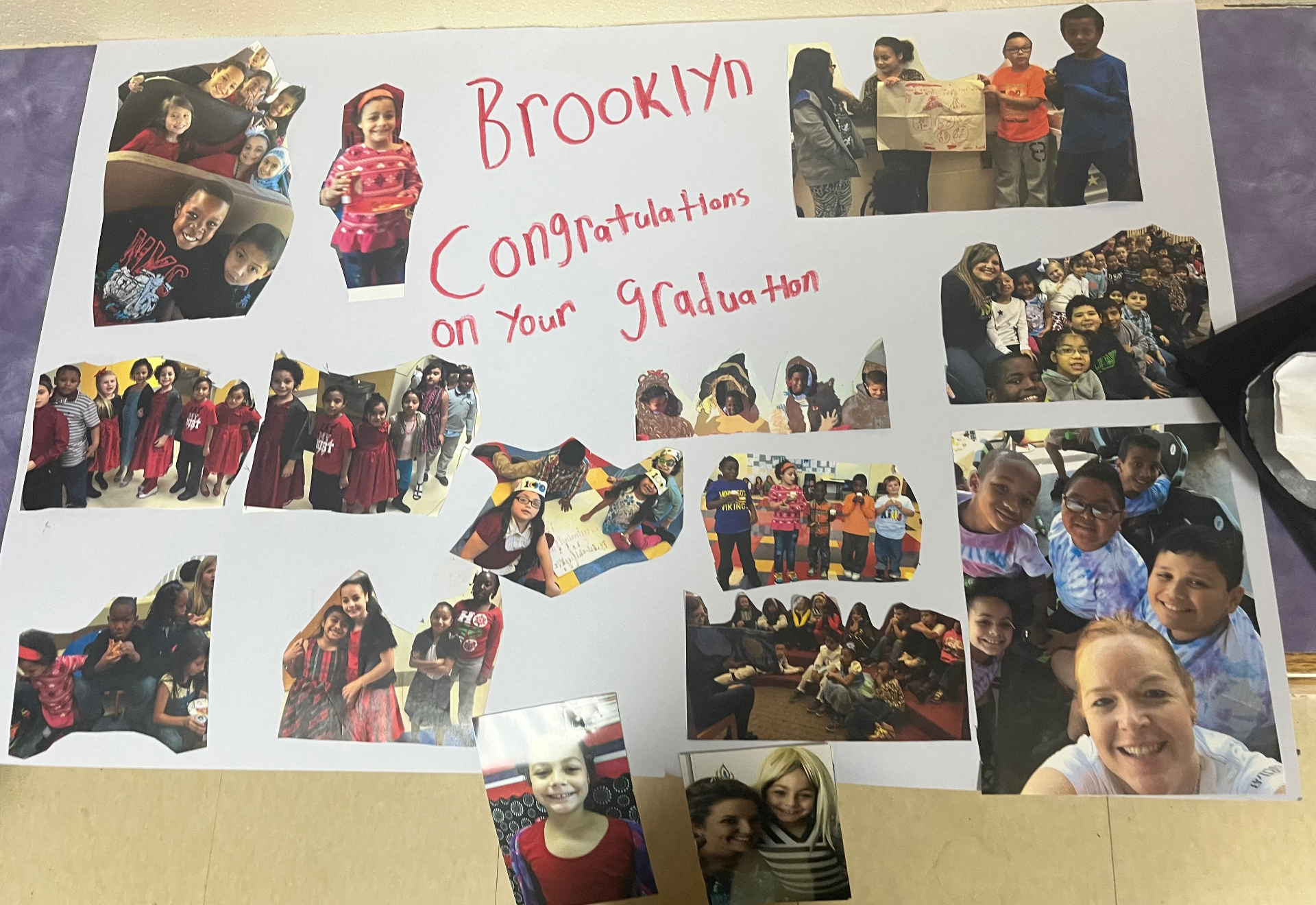 The full congratulations collage