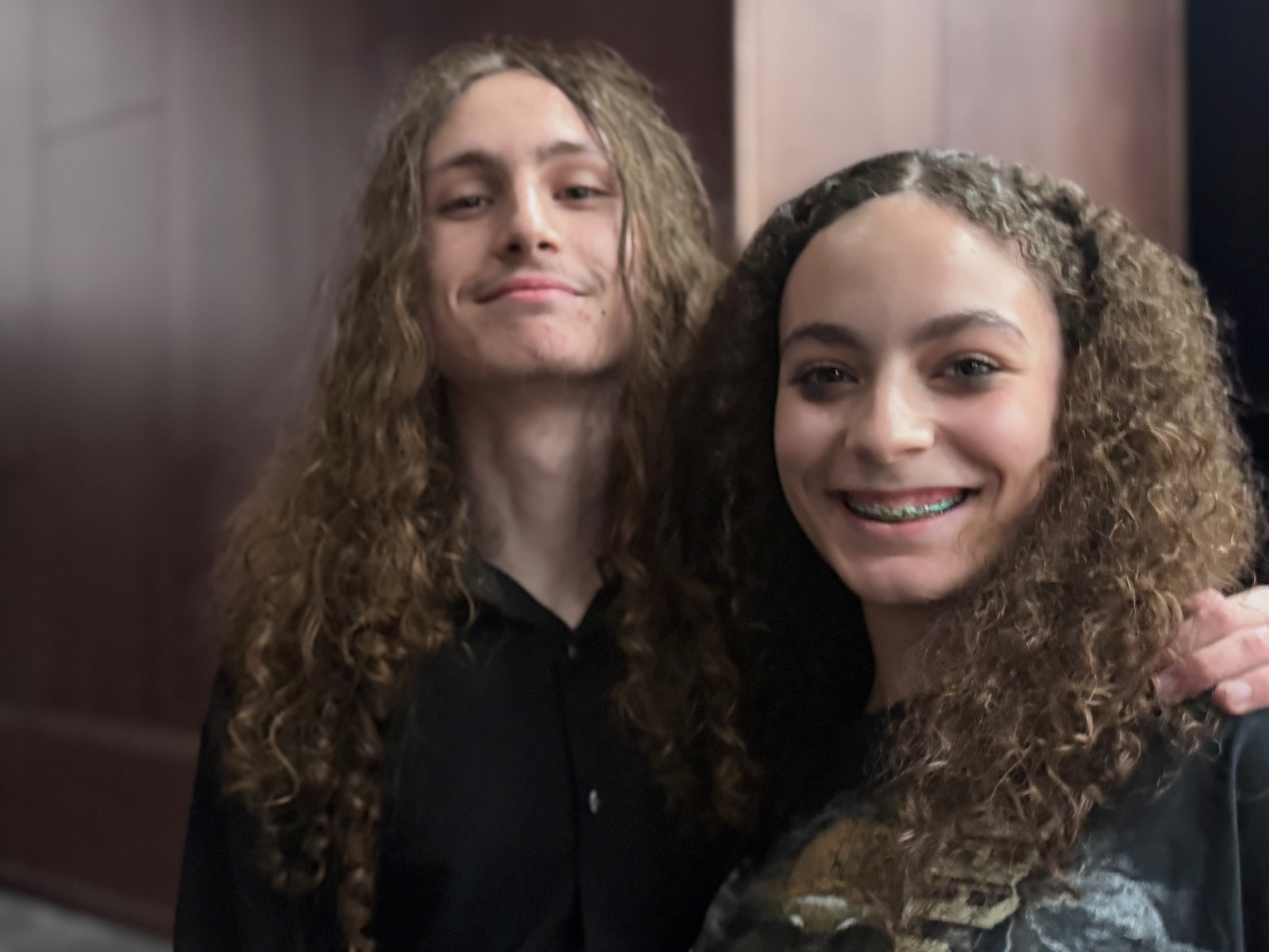 Brooklyn smiling with Kyser